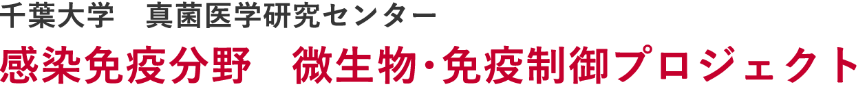 千葉大学 真菌医学研究センター 感染免疫分野　微生物・免疫制御プロジェクト